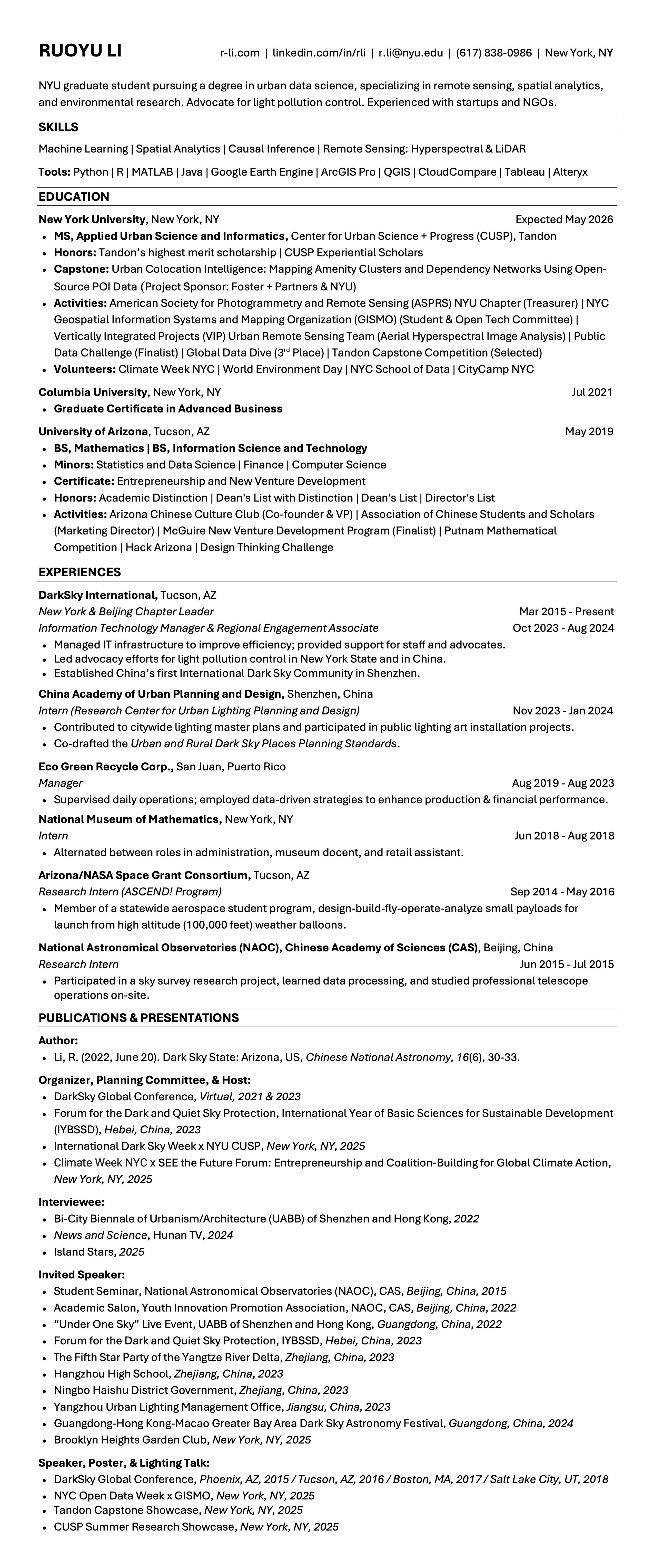 Resume